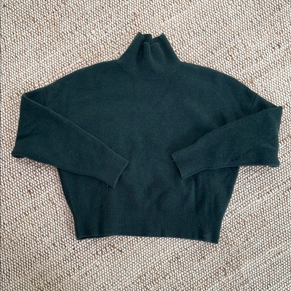 Soft Zara Dark Green Sweater